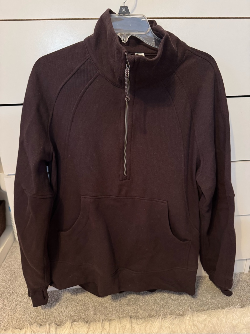 Lululemon sequoia scuba oversized half zip hoodie long sleeve